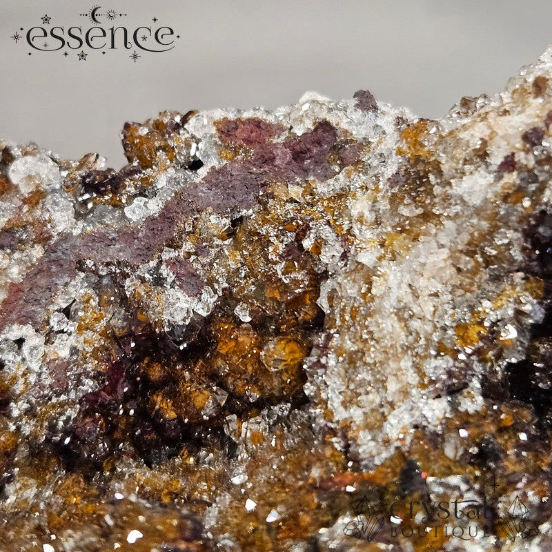 Red Manganese Druzy β 114g Calming Energies