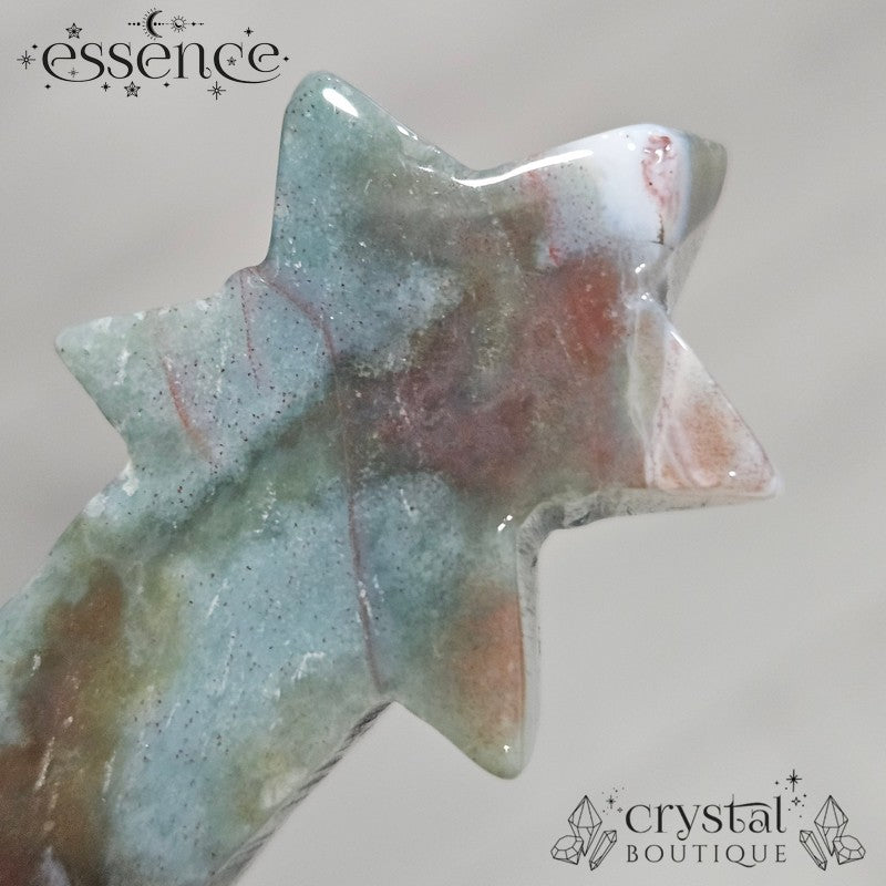 Ocean Jasper & Moss Agate Dagger