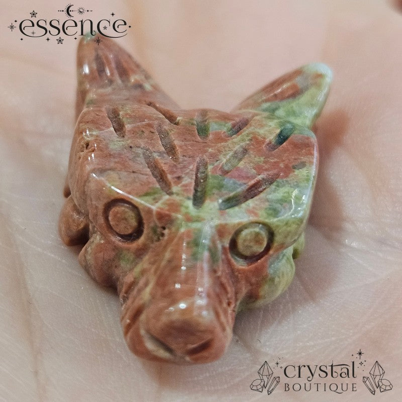 Mystery Crystal Wolf Head