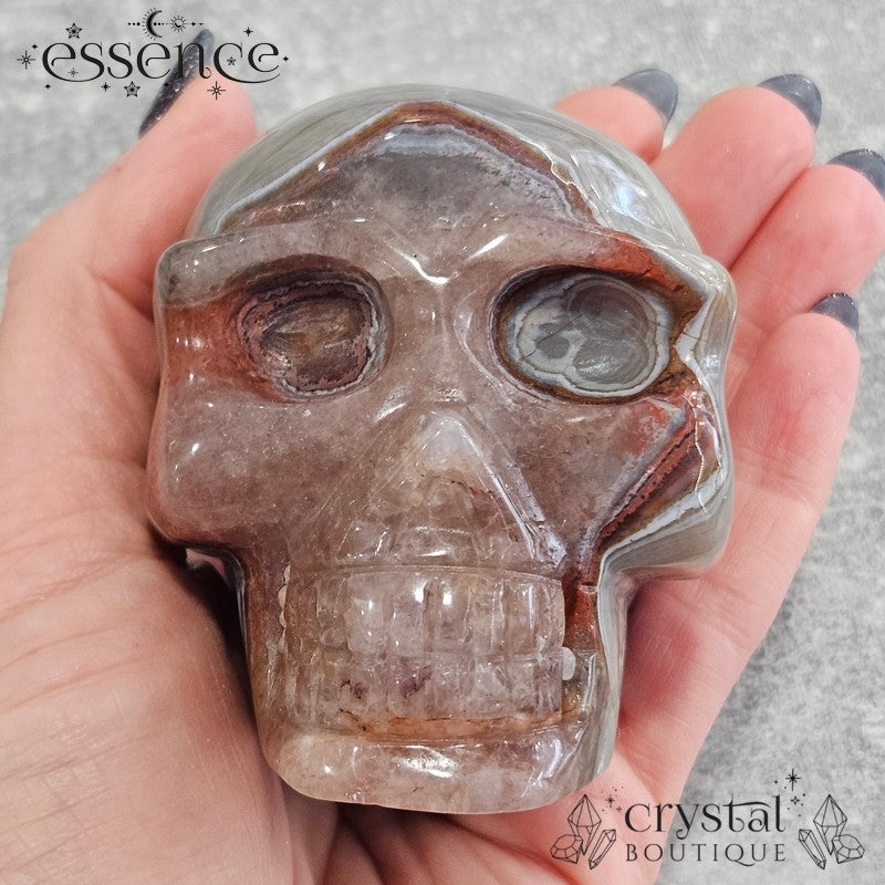 Amethyst & Red Quartz with Crazy Lace Agate | 453g