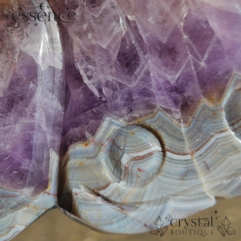 Amethyst & Crazy Lace Agate Fairy | 592g