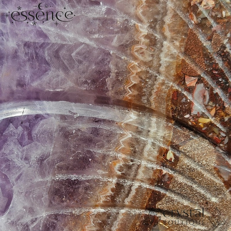 Amethyst & Crazy Lace Agate Fairy | 592g