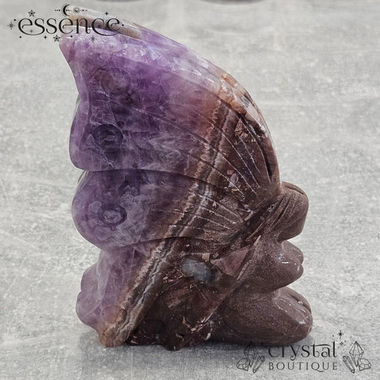 Amethyst & Crazy Lace Agate Fairy | 592g
