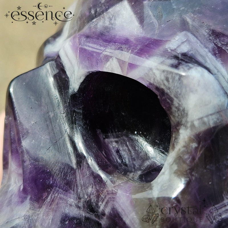 Chevron (dream) Amethyst with Flower Agate