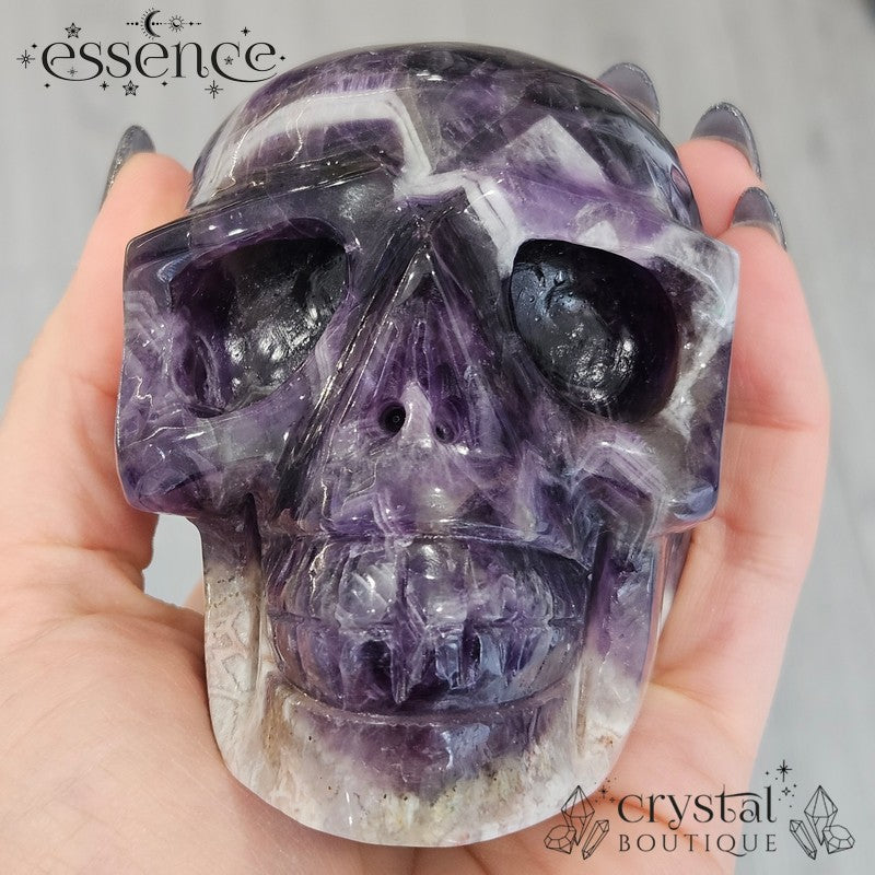 Chevron (dream) Amethyst with Flower Agate