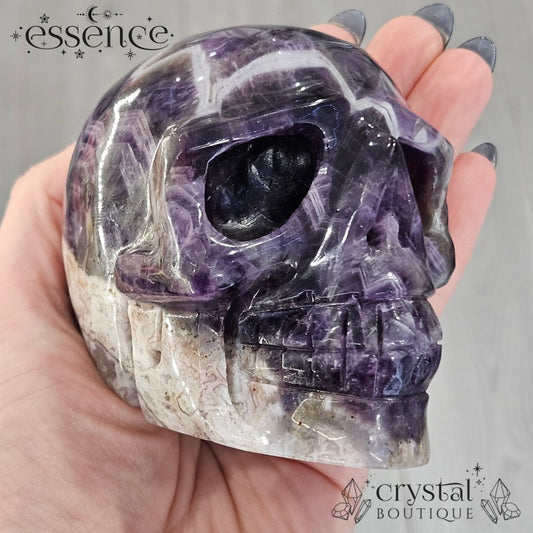 Chevron (dream) Amethyst with Flower Agate