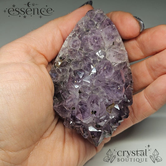 Amethyst Cluster with Hematite Inclusions