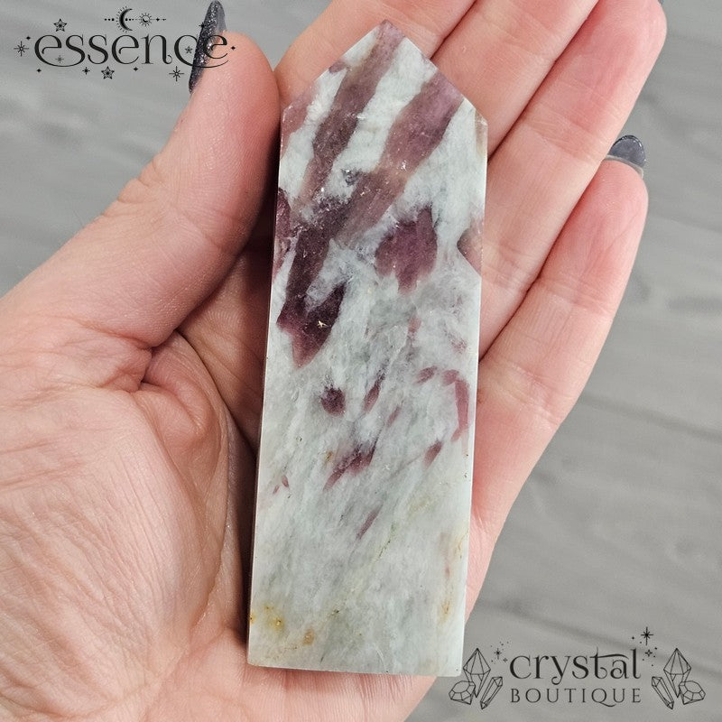 Pink Tourmaline in Cleavelandite tower