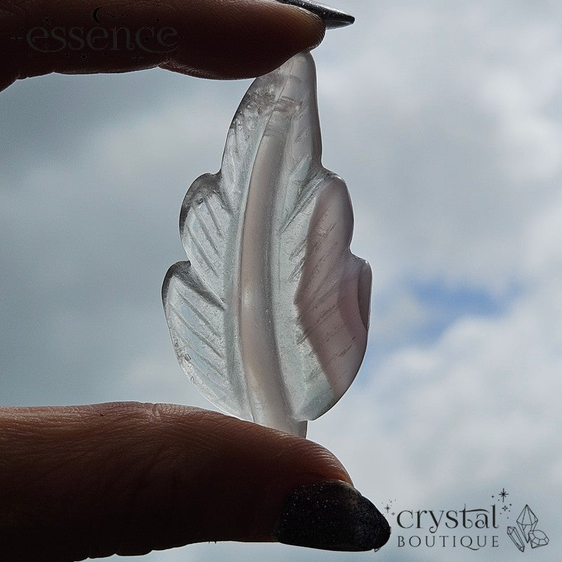 Fluorite Feather – Gentle Clarity & Flow