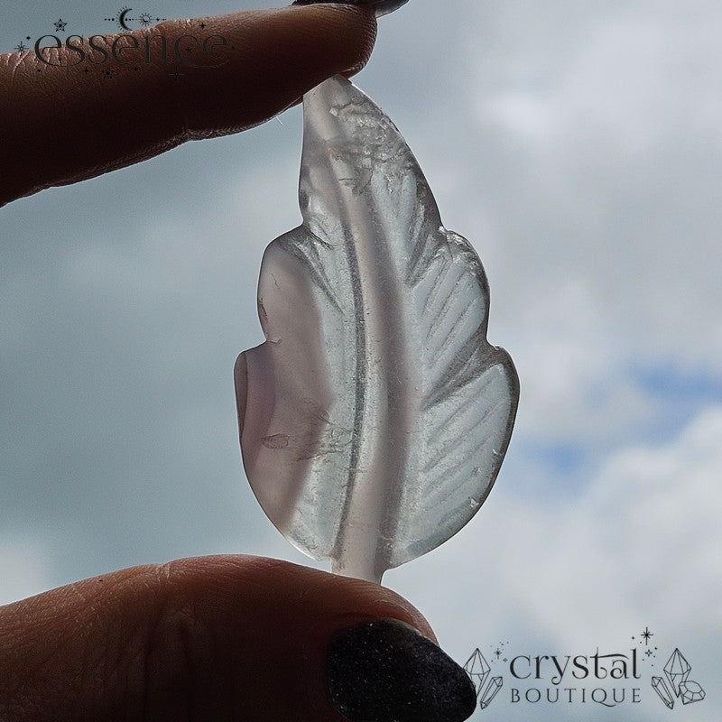 Fluorite Feather – Gentle Clarity & Flow