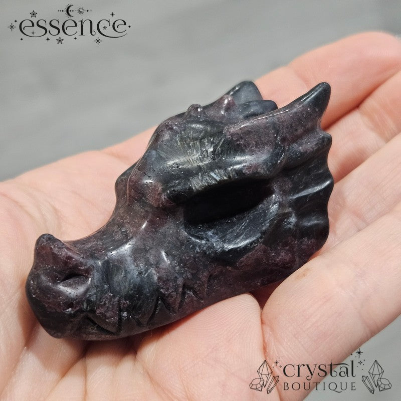 Garnet in Astrophyllite Dragon Head