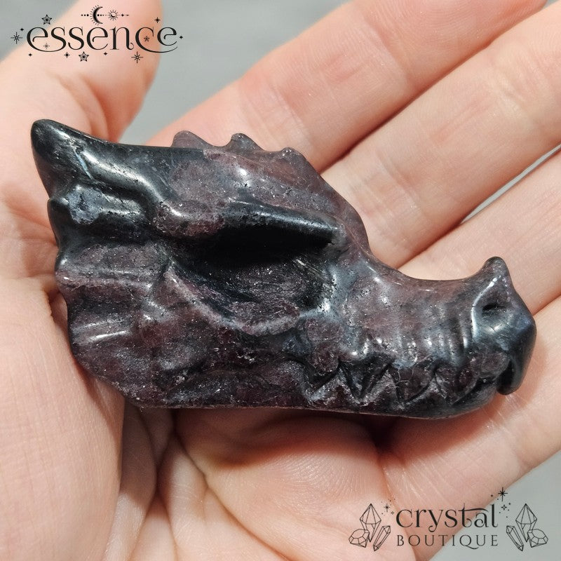 Garnet in Astrophyllite Dragon Head