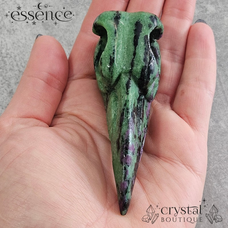 Ruby zoisite Raven Skull