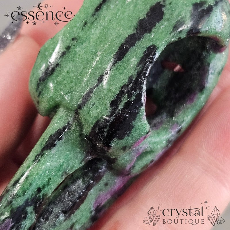 Ruby zoisite Raven Skull