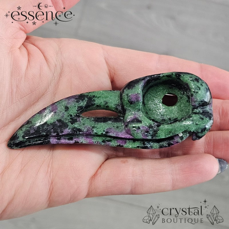 Ruby zoisite Raven Skull
