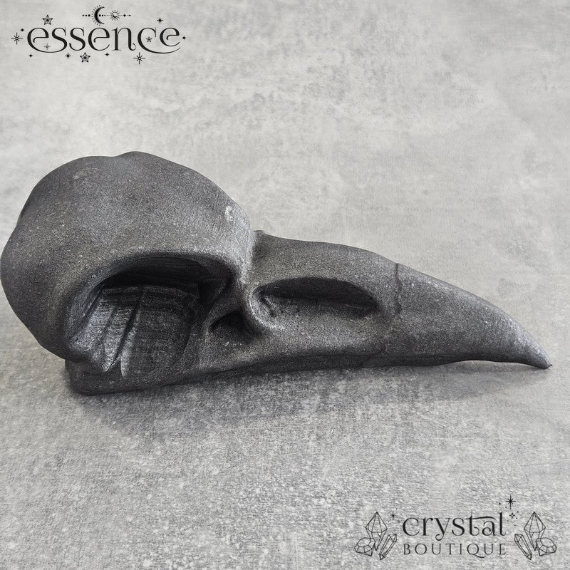 Shungite Raven Skull 253gms