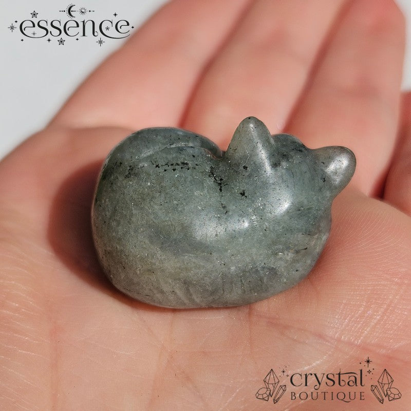 Labradorite Sleeping Cat