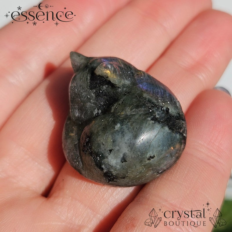 Labradorite Sleeping Cat