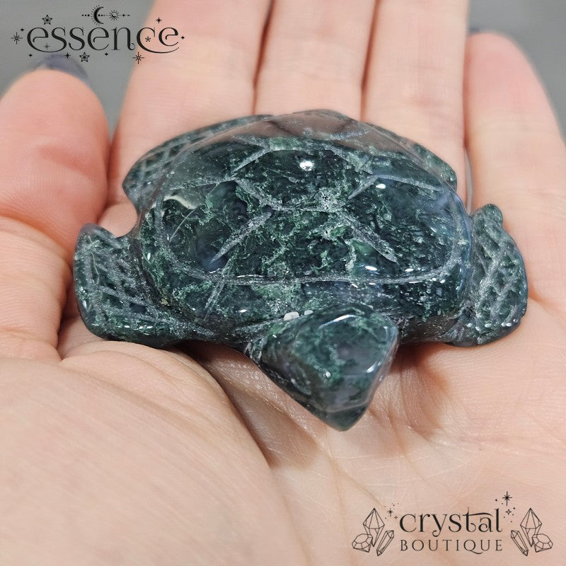 Moss Agate Turtle