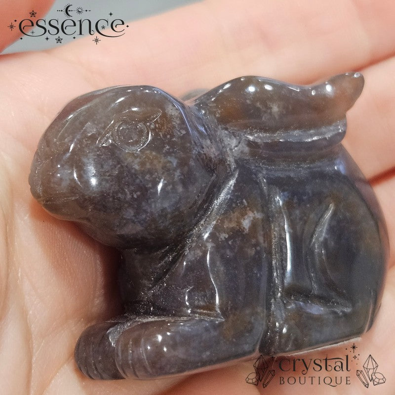 Moss Agate Rabbit