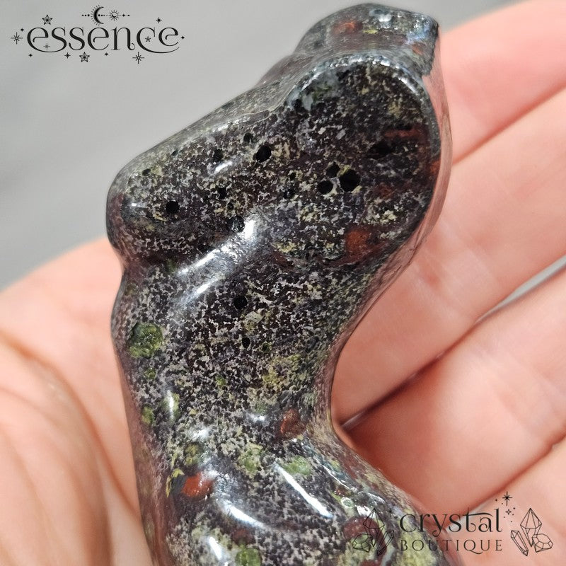 Dragon Blood Jasper Torso Carving