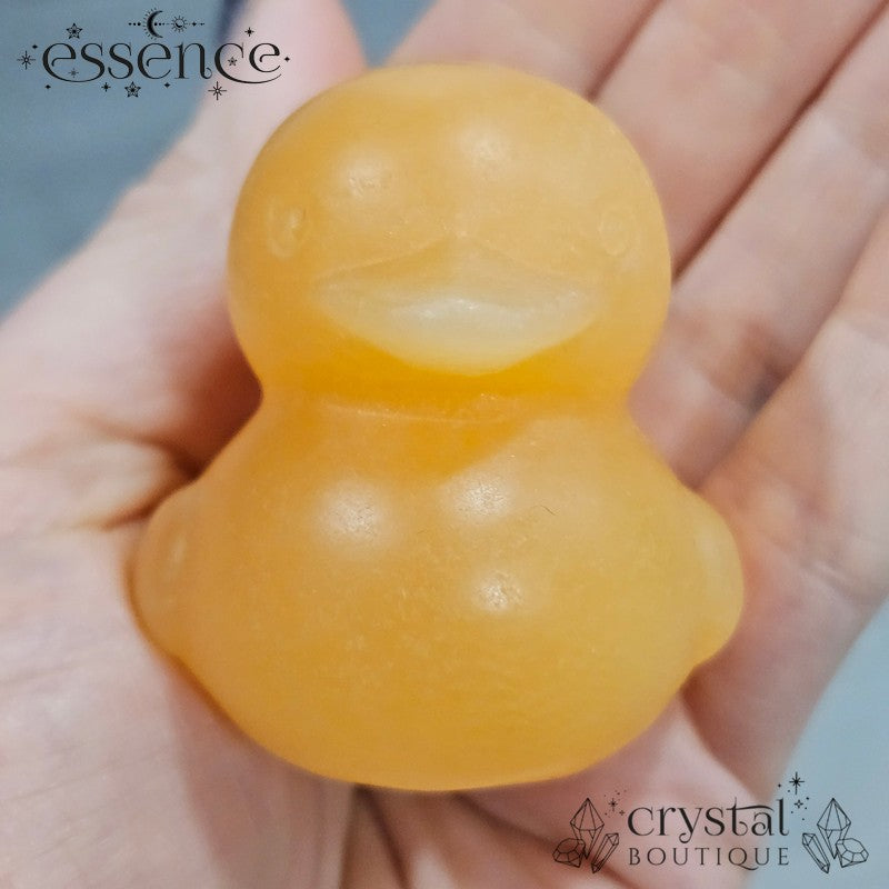 Orange Calcite Duck