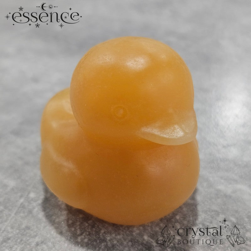 Orange Calcite Duck