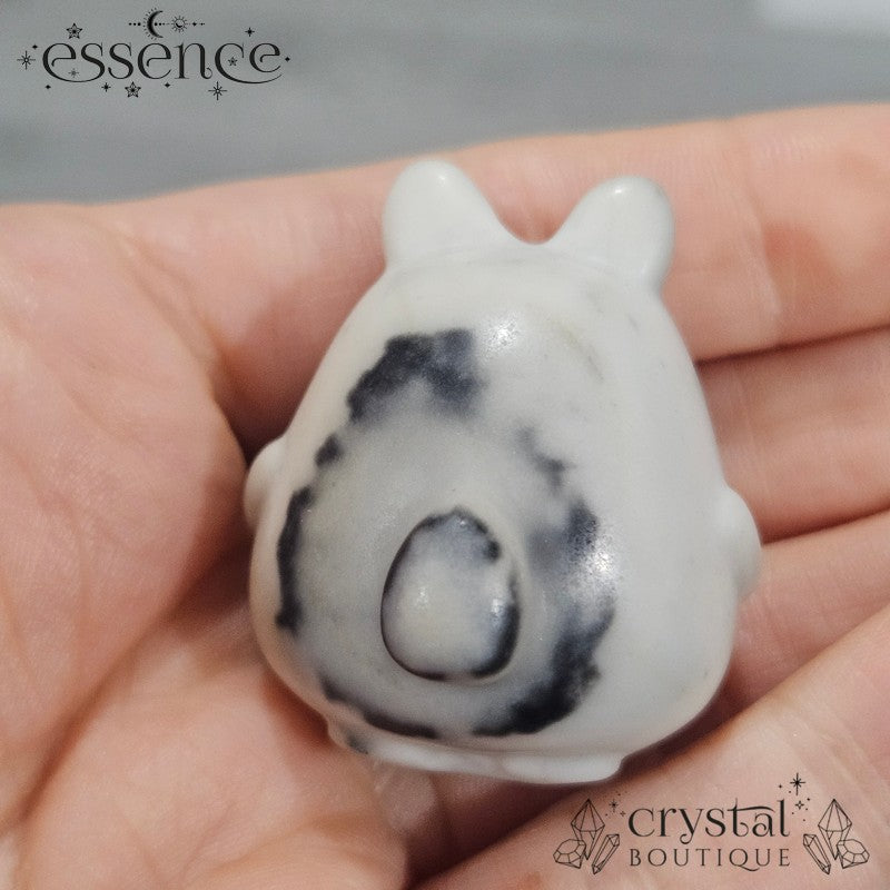Tai Chi Jasper Totoro Carving