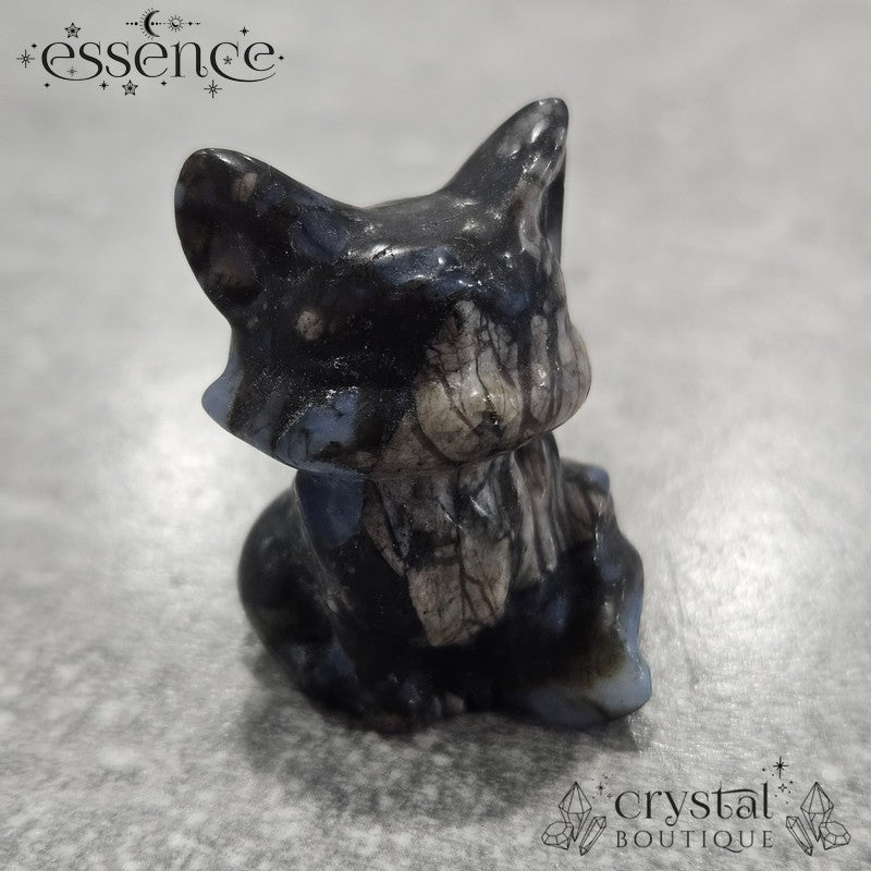 Blue Que Sera Fox Carving π¦π