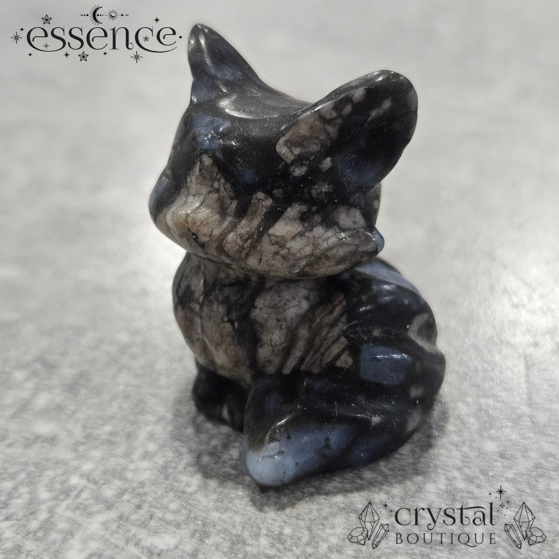Blue Que Sera Fox Carving π¦π