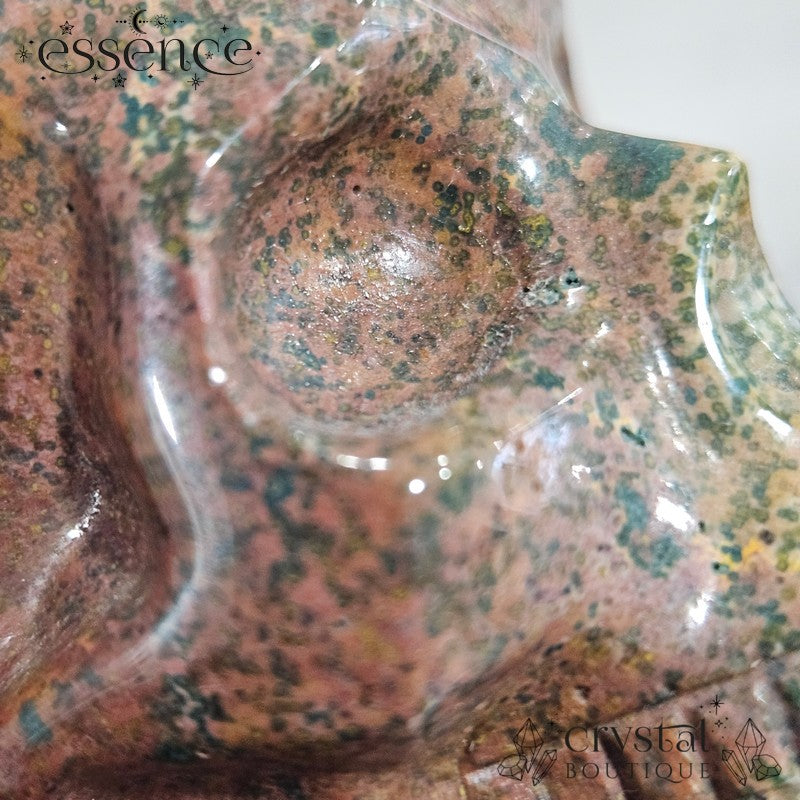 Ocean Jasper Skull- Ancient Grove