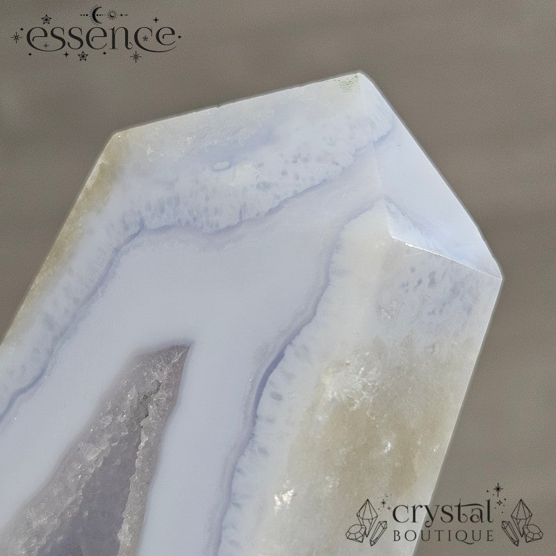 Blue Lace Agate Tower โ Stargate