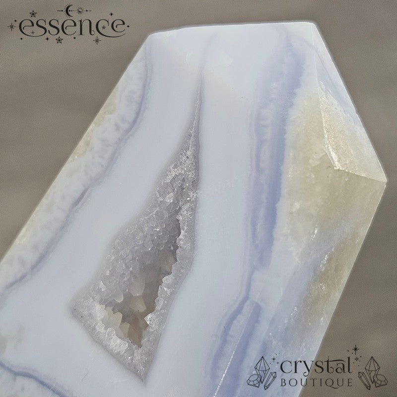 Blue Lace Agate Tower โ Stargate
