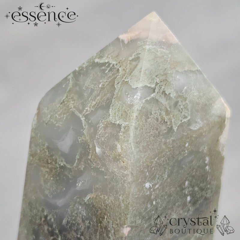 Moss Agate Tower🌿 Deep Woods | 158g