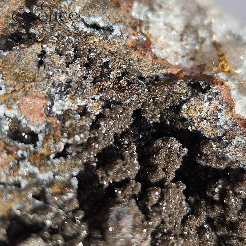 Manganese & Calcite – Deep, Dark & Glittery
