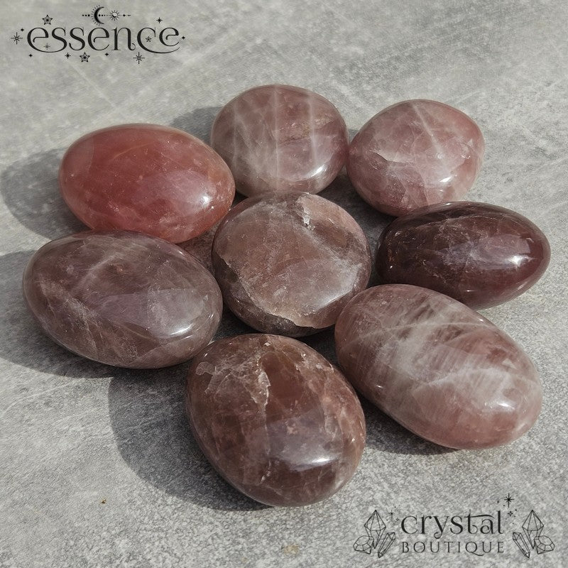 Chunky Pink / Red Hematoid Quartz Tumble Stones
