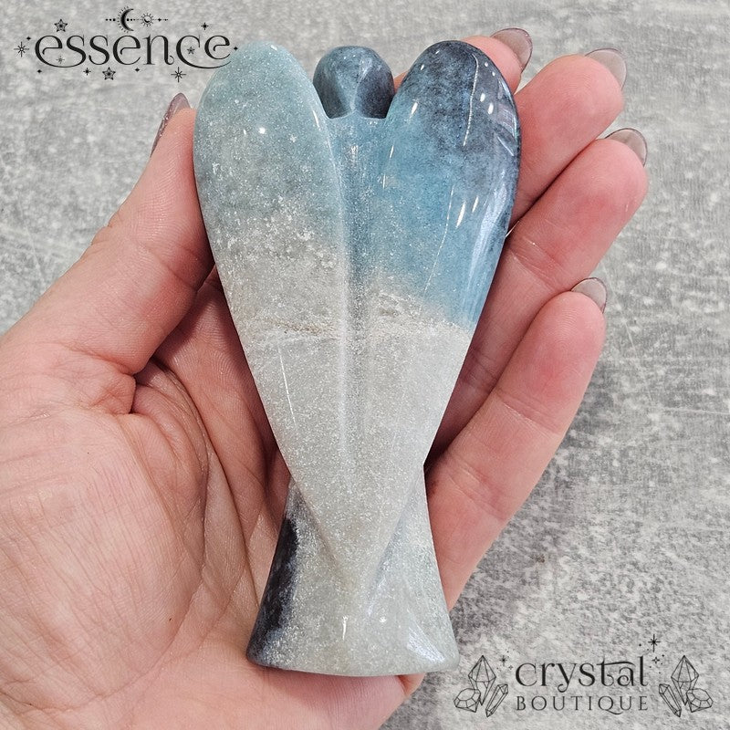 Trolleite Angel – Celestial Calm in Carved Form (183g)