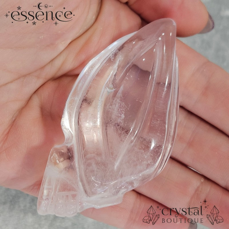 Clear Quartz Traveller Skull (hand Carved Brazil) Weird But Wise. 99g
