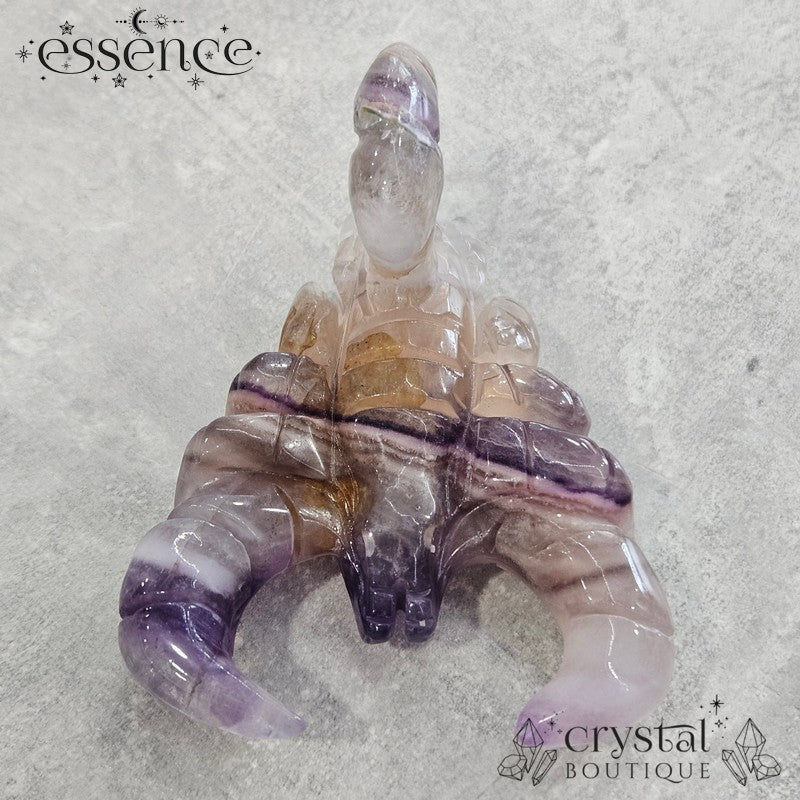 Fluorite Scorpion (hand Carved)