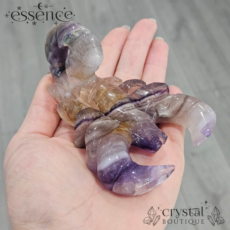 Fluorite Scorpion (hand Carved)