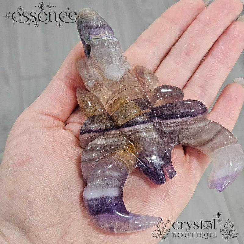 Fluorite Scorpion (hand Carved)