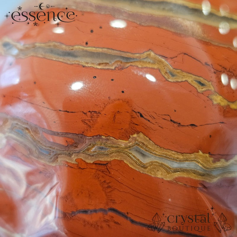 Red Jasper Skull