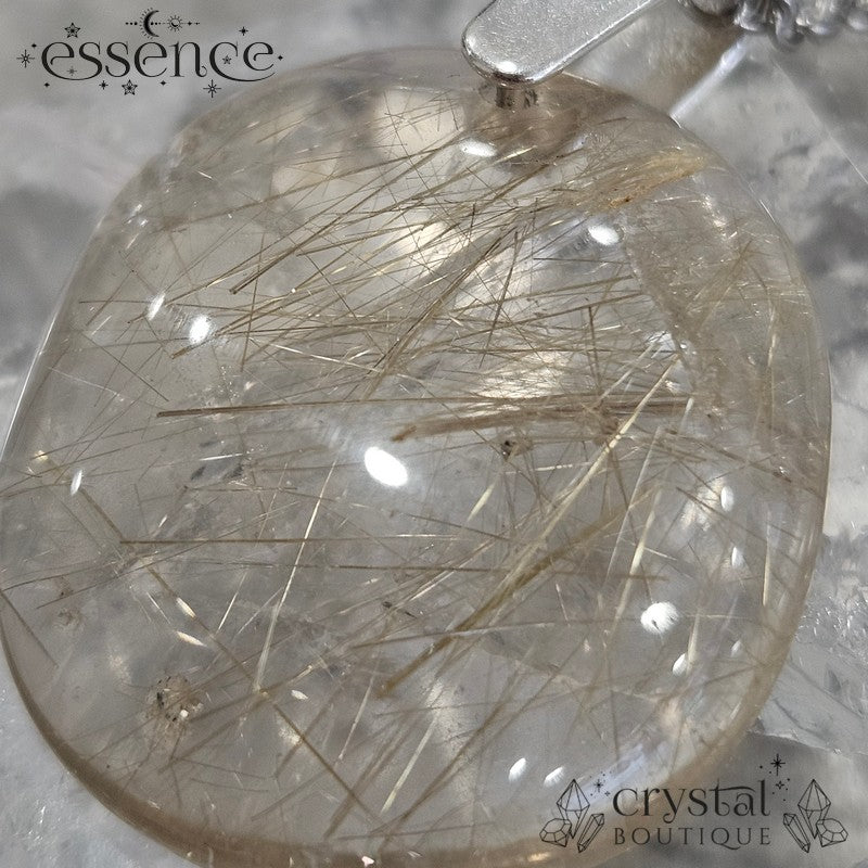 Golden Rutilated Quartz Pendant