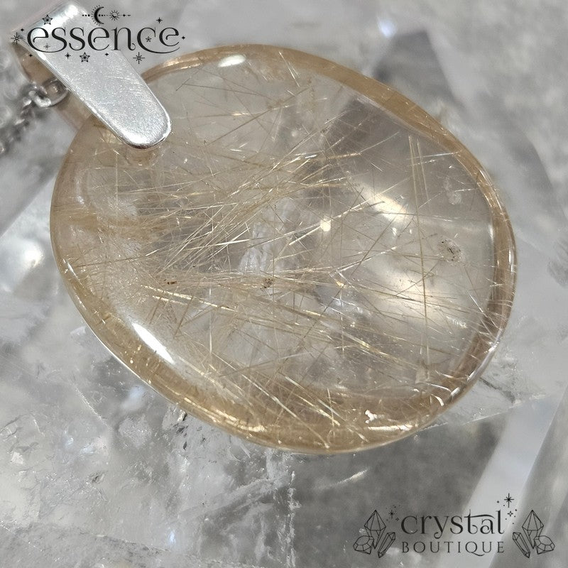Golden Rutilated Quartz Pendant