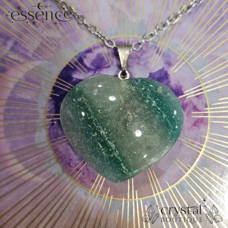 Green Aventurine Heart Pendant