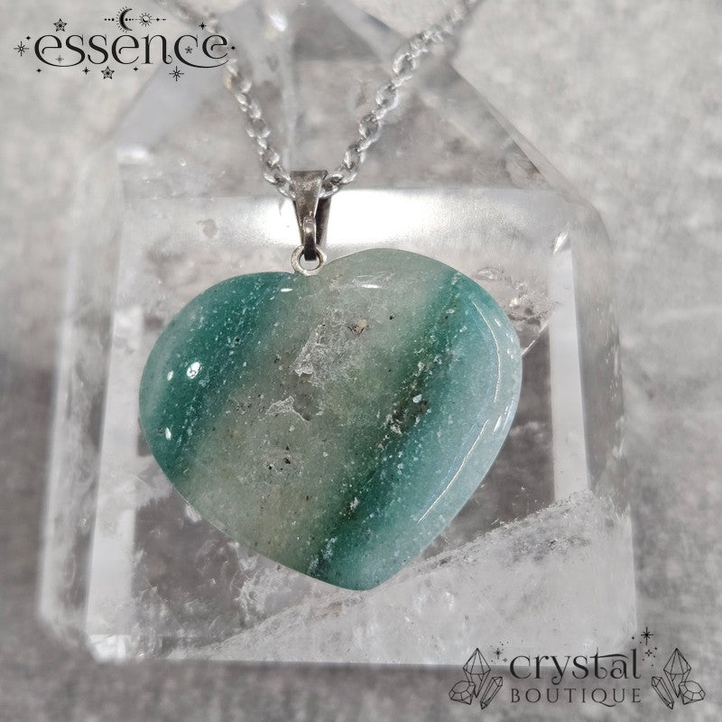 Green Aventurine Heart Pendant