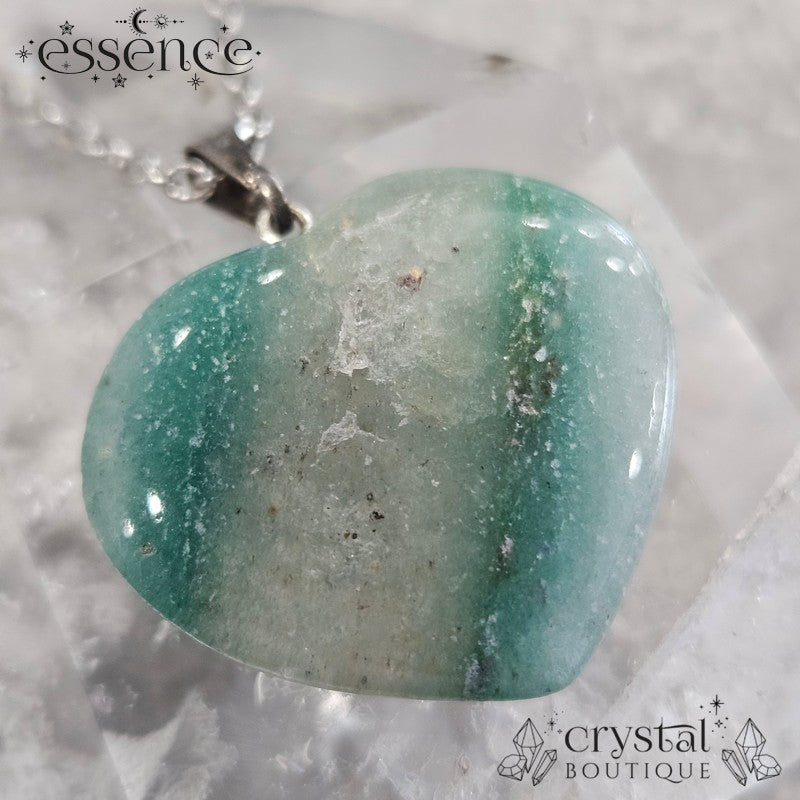 Green Aventurine Heart Pendant
