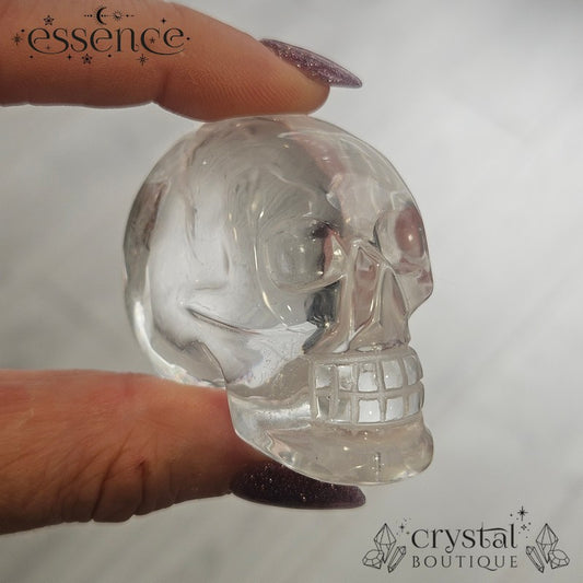 Clear Quartz Skull