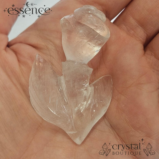 Clear Quartz Rose