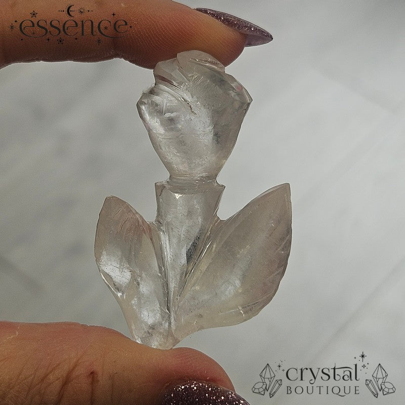 Clear Quartz Rose